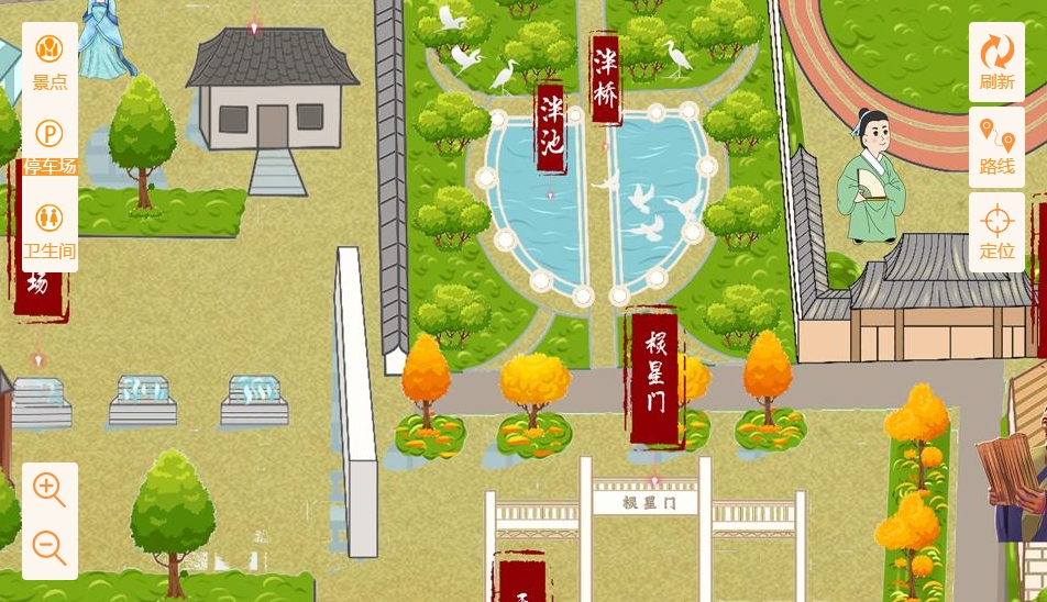 清河门手绘地图景区语音讲解导览系统：智慧景区建设的基石